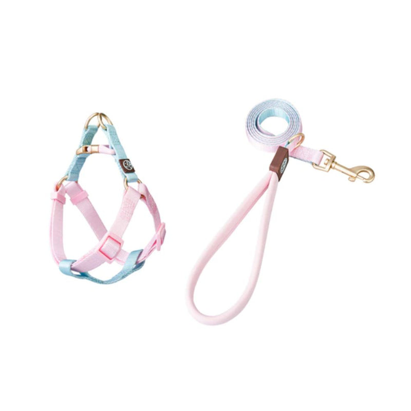 Cotton Candy Buckle-up Harness and Leash - 4 Legged Things