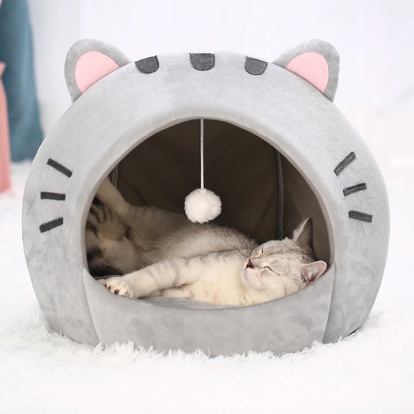 Gray Cat Bed