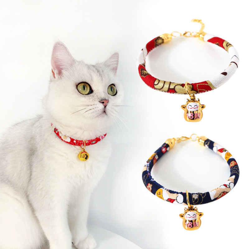 Japanese-themed Cat Collar