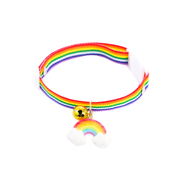 Rainbow Bell Pendant Collar