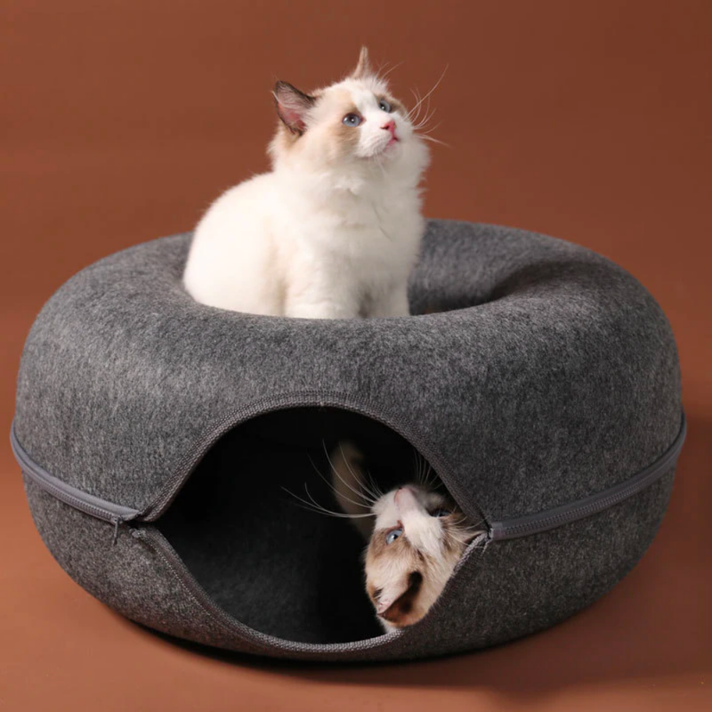 Felt Egg-shaped Cat Bed