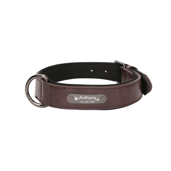 Customisable Leather Dog Collar