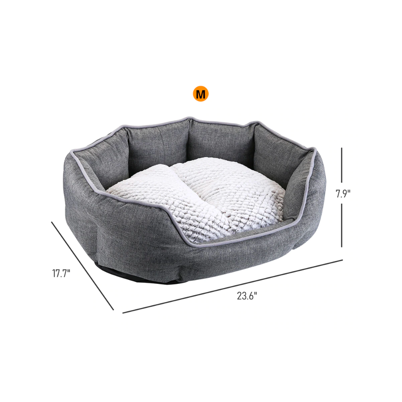 Circular Cushioned Bed