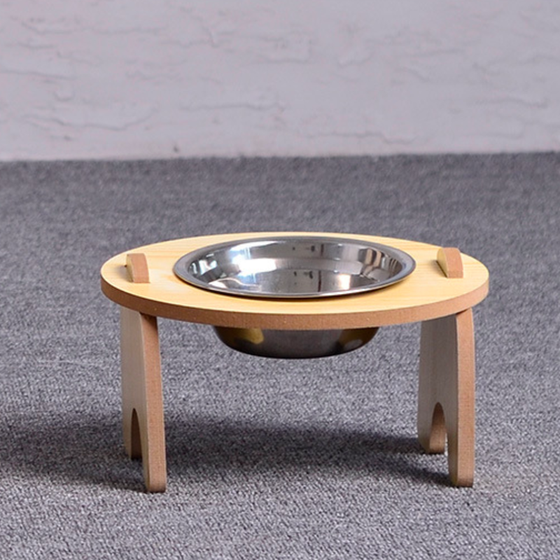 Elevated Stainless Steel Bowl