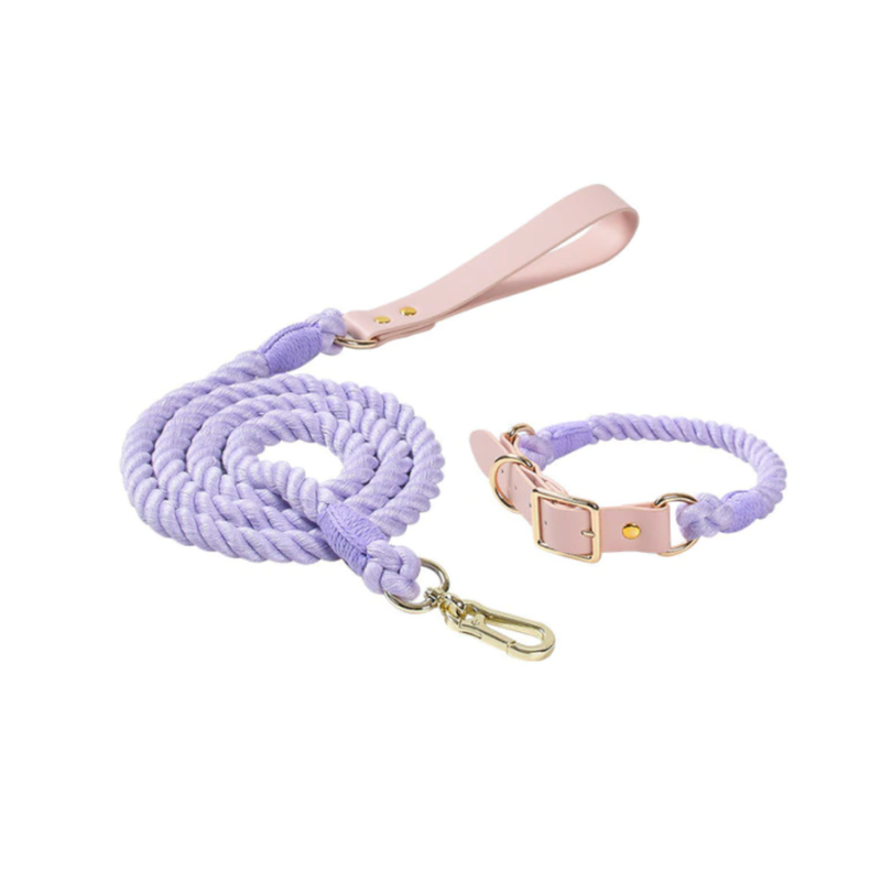 Rope Collar and Leash Bundle