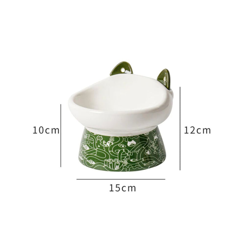 Ceramic Cat Bowl with Spoon - 4 Legged Things - Australian Pet Shop