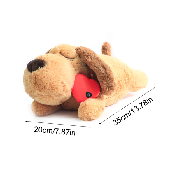 Puppy heartbeat plush toy