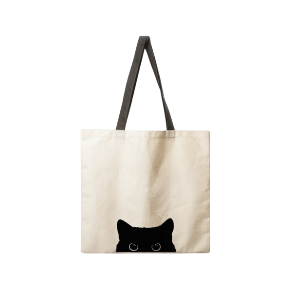 Hiding Kitten Print v2 bag